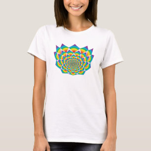 WHIRLING QUADRATE - Lotus T-Shirt