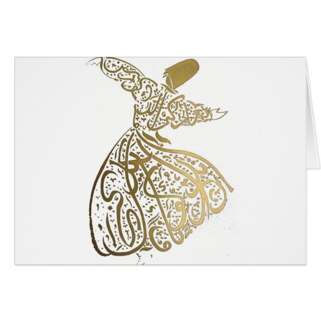 Whirling Sufi Dervish (Vorderseite (Horizontal))