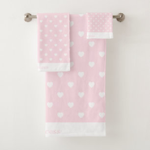 WHIRLPINK HEART BADEZIMMER TOWEL SET