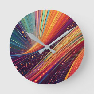 Whirlpool Abstrakt Runde Wanduhr