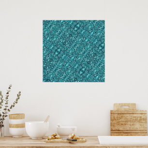 Whirlpool AI Fantasy Digital Art Druck Tapete Poster