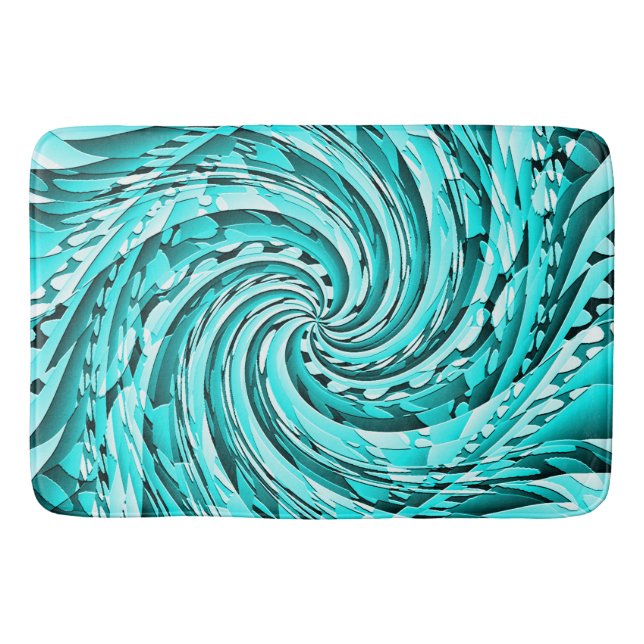 Whirlpool am Meer.... Badematte (Vorderseite)