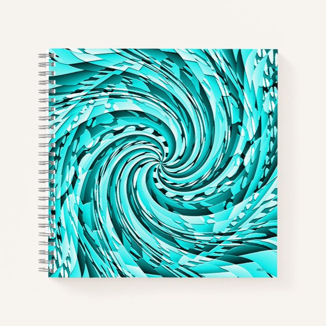 Whirlpool am Meer.... Notizbuch (Vorderseite)