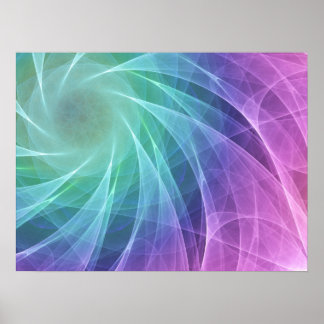 Whirlpool Diamond farbenfroh Poster
