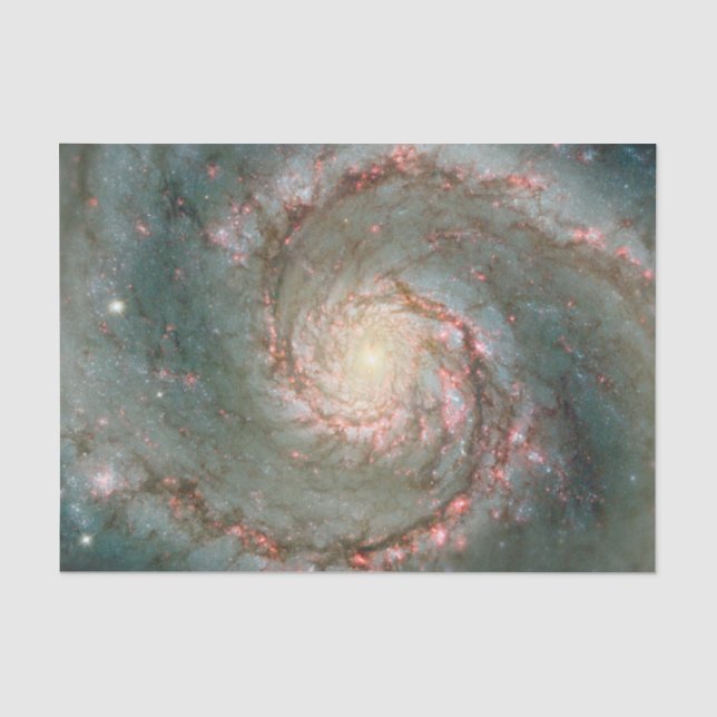 Whirlpool-Galaxie Seidenpapier (Vorderseite)