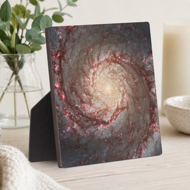 Whirlpool Galaxy Fotoplatte (Whirlpool Galaxy Plaque)