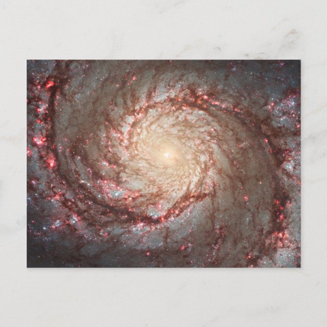 Whirlpool Galaxy Postkarte (Vorderseite)