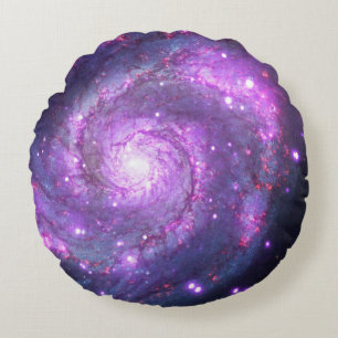 Whirlpool Galaxy Rundes Kissen