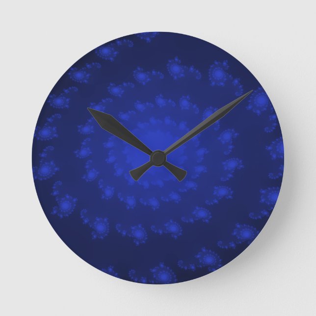 Whirlpool Meerestiefen Wall Uhr (Vorderseite)