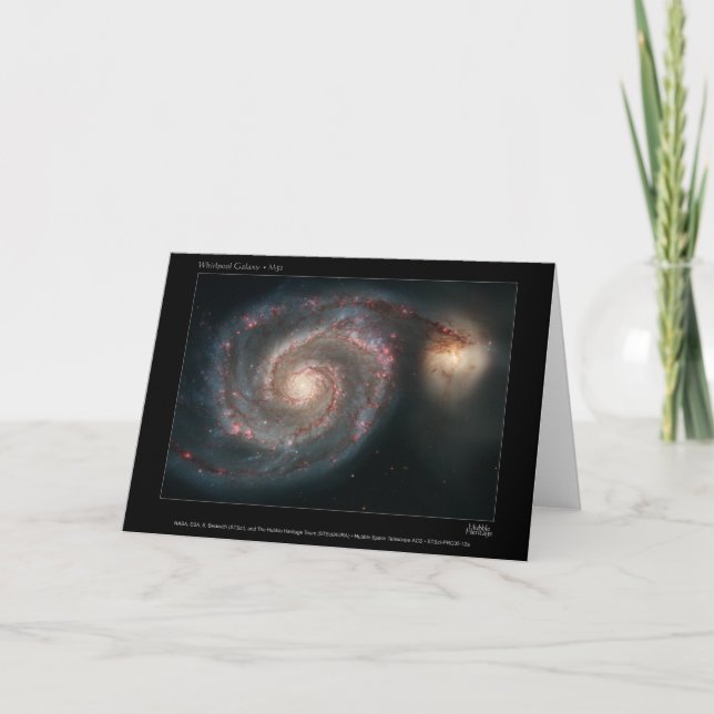 WhirlpoolGalaxy-M51-2005-12a Karte (Vorderseite)