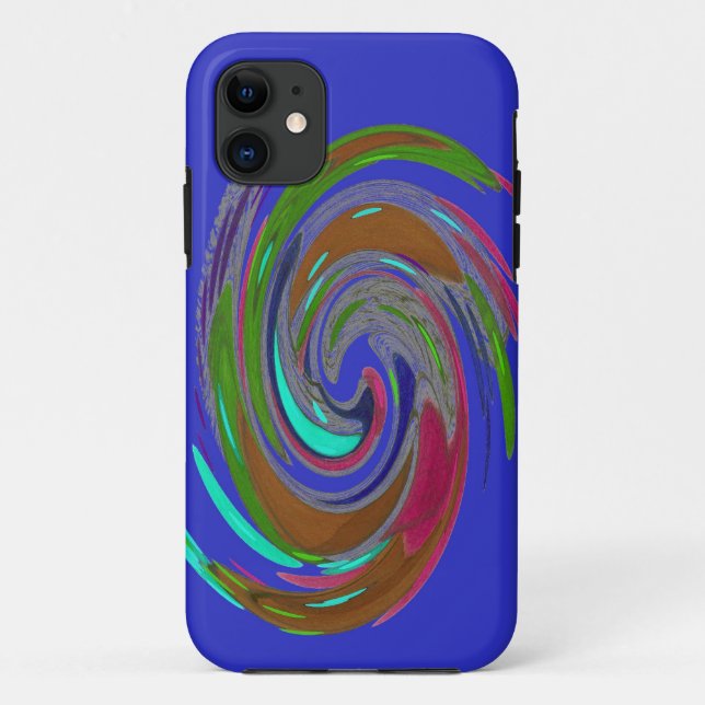 Whirlwind Blue Case-Mate iPhone Case (Rückseite)