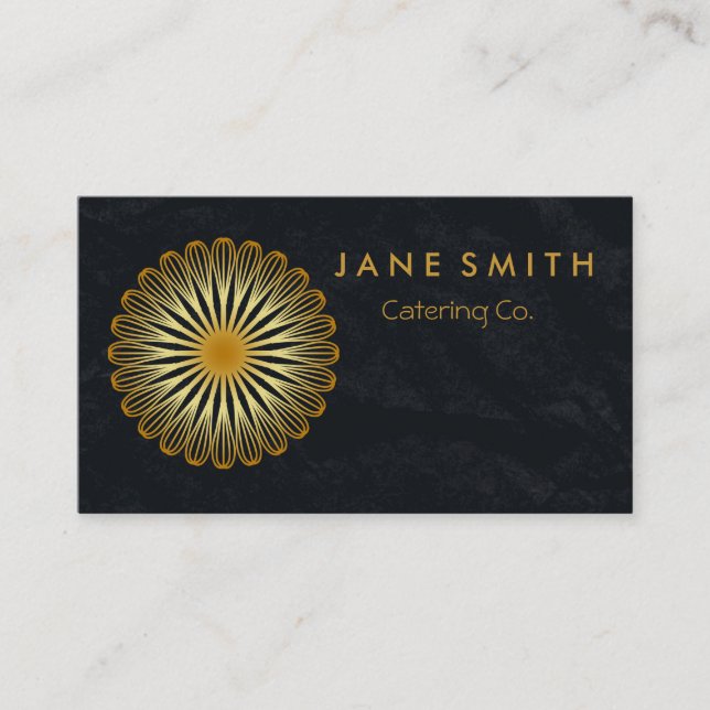 Whisk Blume Küche für Bäckerei, Catering Visitenkarte (Vorderseite)