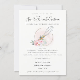 Whisk Holz Blumengebäck Küche Klasse laden Dankeskarte