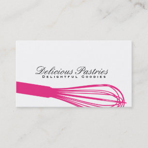 Whisk (Magenta) Kulinarischer Meister Visitenkarte