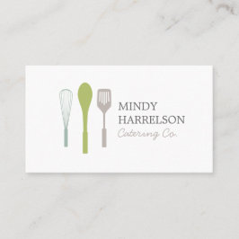 WHISK SPOON SPATULA LOGO I für Catering, Koch Visitenkarte