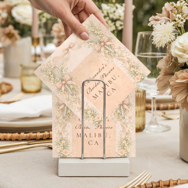 Whisked Away Kitchen Bridal Shower Serviette (Von Creator hochgeladen)