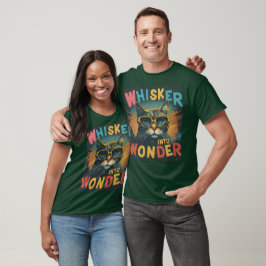 Whisker in Wonder: T - Shirt für Tierfreunde