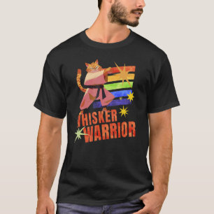 Whisker Krieger Die Karate Katze T-Shirt