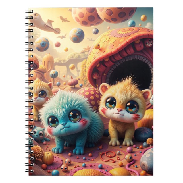 Whisker Wonderland Notebooks & Journals Notizblock (Vorderseite)