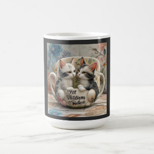 Whisker Wonders: Feline Freundschaft für immer Kaffeetasse