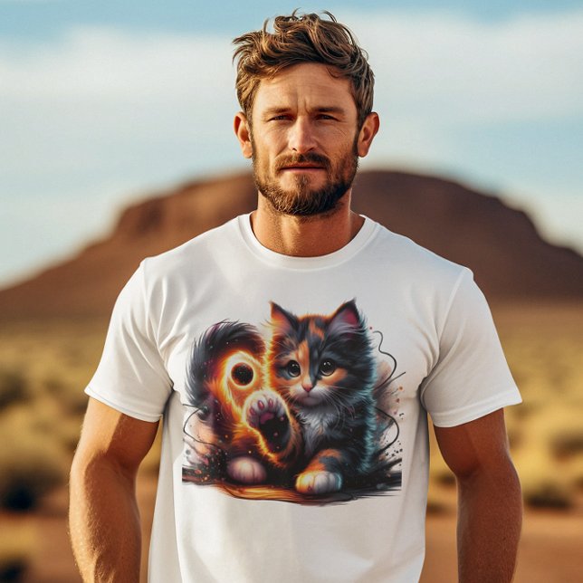 Whiskerry: Kitten und Paw Play T-Shirt (Von Creator hochgeladen)