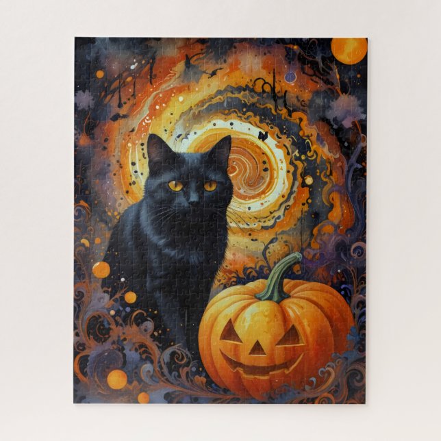 Whiskers im Halloween-Whirl Puzzle (Vertikal)
