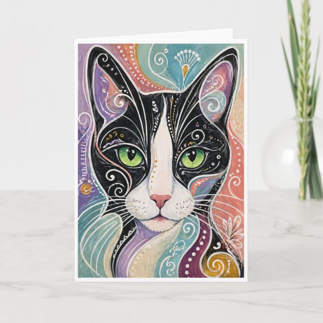 Whiskers im Wunderland Karte (Vorderseite)
