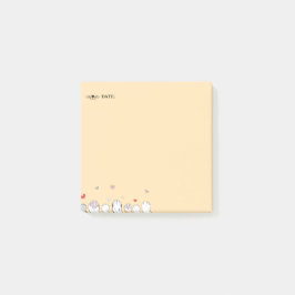 "Whiskers & Paws Notepad Post-it Klebezettel