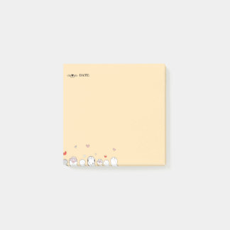 "Whiskers & Paws Notepad Post-it Klebezettel