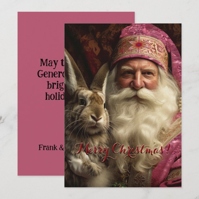 Whiskers Pink Weihnachtsmann (Vorne/Hinten)