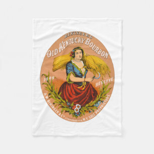 Whiskey Advertising Label, Circa 1860. Fleecedecke