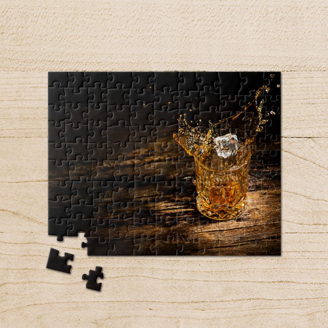 Whiskey auf den Felsen Puzzle (Whiskey on the Rocks Jigsaw Puzzle)