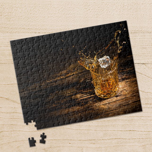 Whiskey auf den Felsen Puzzle (Whiskey on the Rocks Jigsaw Puzzle)