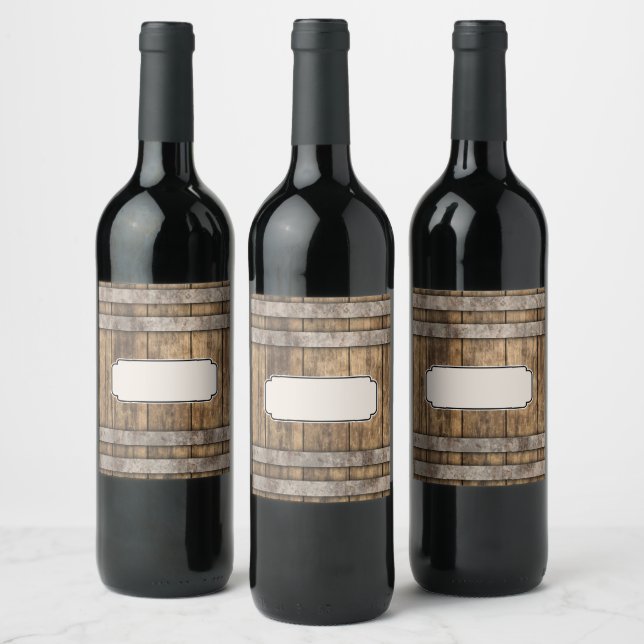 Whiskey Barrel Product Label Weinetikett (Flaschen)