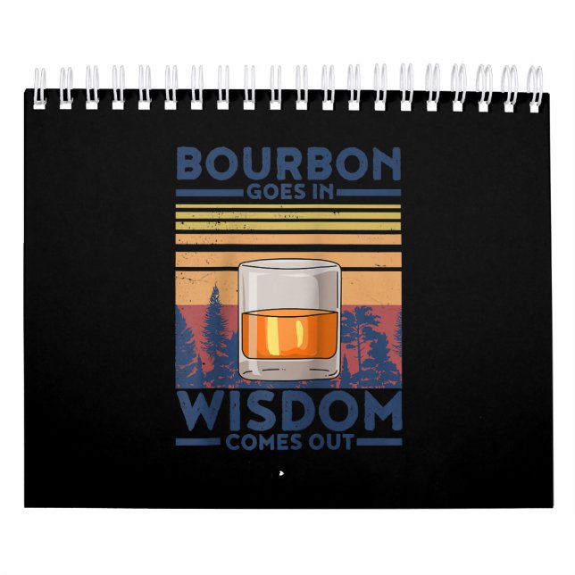 Whiskey Bourbon geht in Weisheit hervor Kalender (Titelbild)