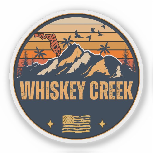 Whiskey Creek, Florida Aufkleber (Vorderseite)