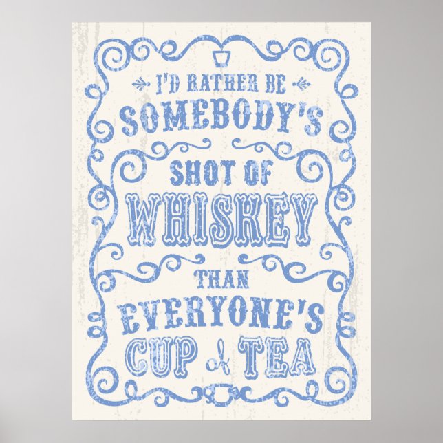 Whiskey-Cup Poster (Vorne)