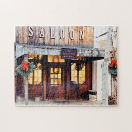 Whiskey Flat Saloon Gold Country Puzzle