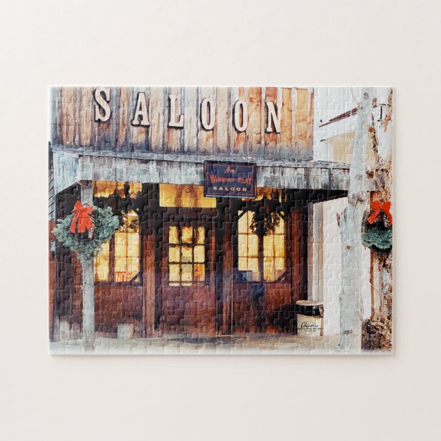 Whiskey Flat Saloon Gold Country Puzzle (Horizontal)