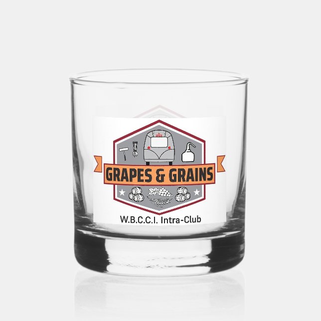 Whiskey-Glas mit Logo Whiskyglas (Vorderseite)