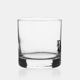 Whiskey Glass Abstrakt Art Schwarz-weiß Gold Whiskyglas