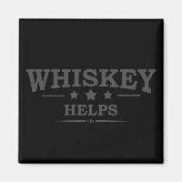 Whiskey hilft beim Trinken von Alkohol Redewendung