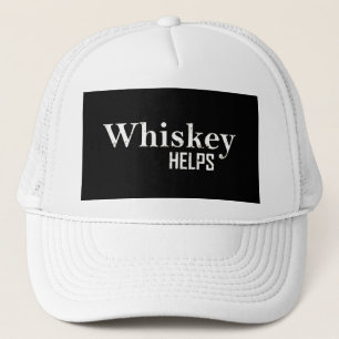 Whiskey hilft beim Trinken von Alkoholquoten Truckerkappe