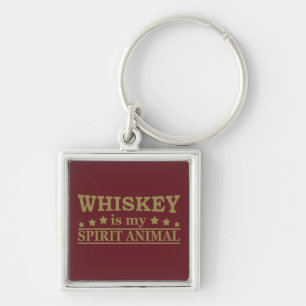 whiskey is my spirit animal schlüsselanhänger