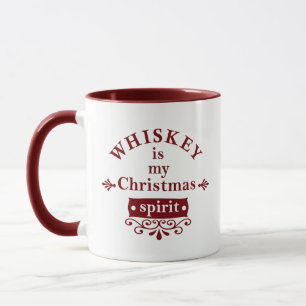 Whiskey ist mein Weihnachtsgeist Tasse