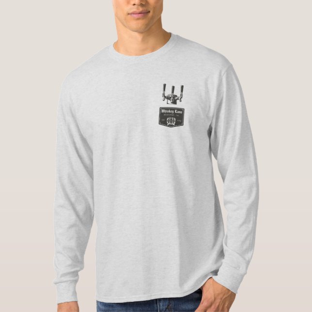 Whiskey Lane Gestochen Logo LS T - Shirt (Vorderseite)