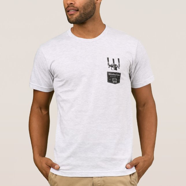 Whiskey Lane Gestochen Logo-T - Shirt (Vorderseite)