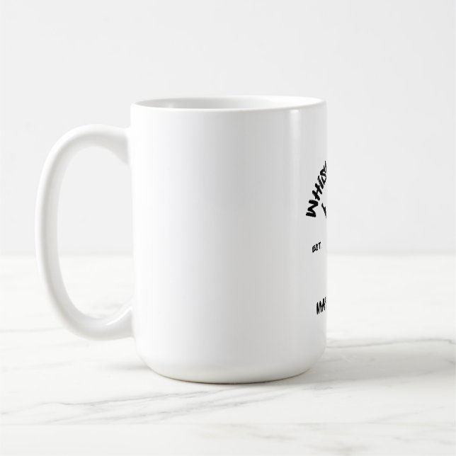 Whiskey Lane Graffiti Log 15oz. Mug Kaffeetasse (Links)