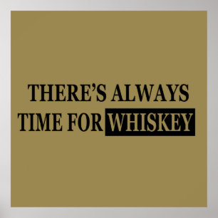 Whiskey-Liebhaber lustige Zitate Poster