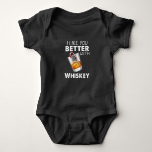 Whiskey Lover   Ich mag dich lieber mit Whiskey Baby Strampler